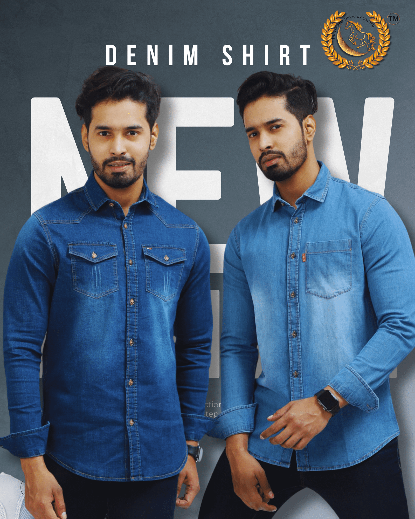 7 Tommy Brand Denim Shirt for a casual outing or aiming for a smart-casual look. - Image 1