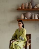 PAKISTANI GREEN PAISELY DRESS - Image 2