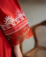 PAKISTANI KIARA RUST DRESS - Image 3