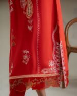 PAKISTANI KIARA RUST DRESS - Image 4