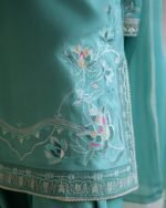 PAKISTANI COLETTE TEAL DRESS - Image 3