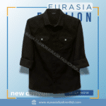 Premium Quality Double Pocket Shirt - Black